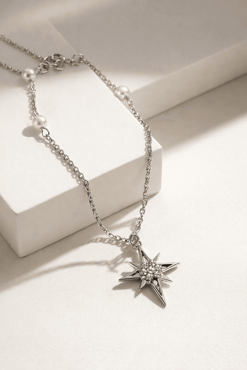 Star Lariat Drop Necklace