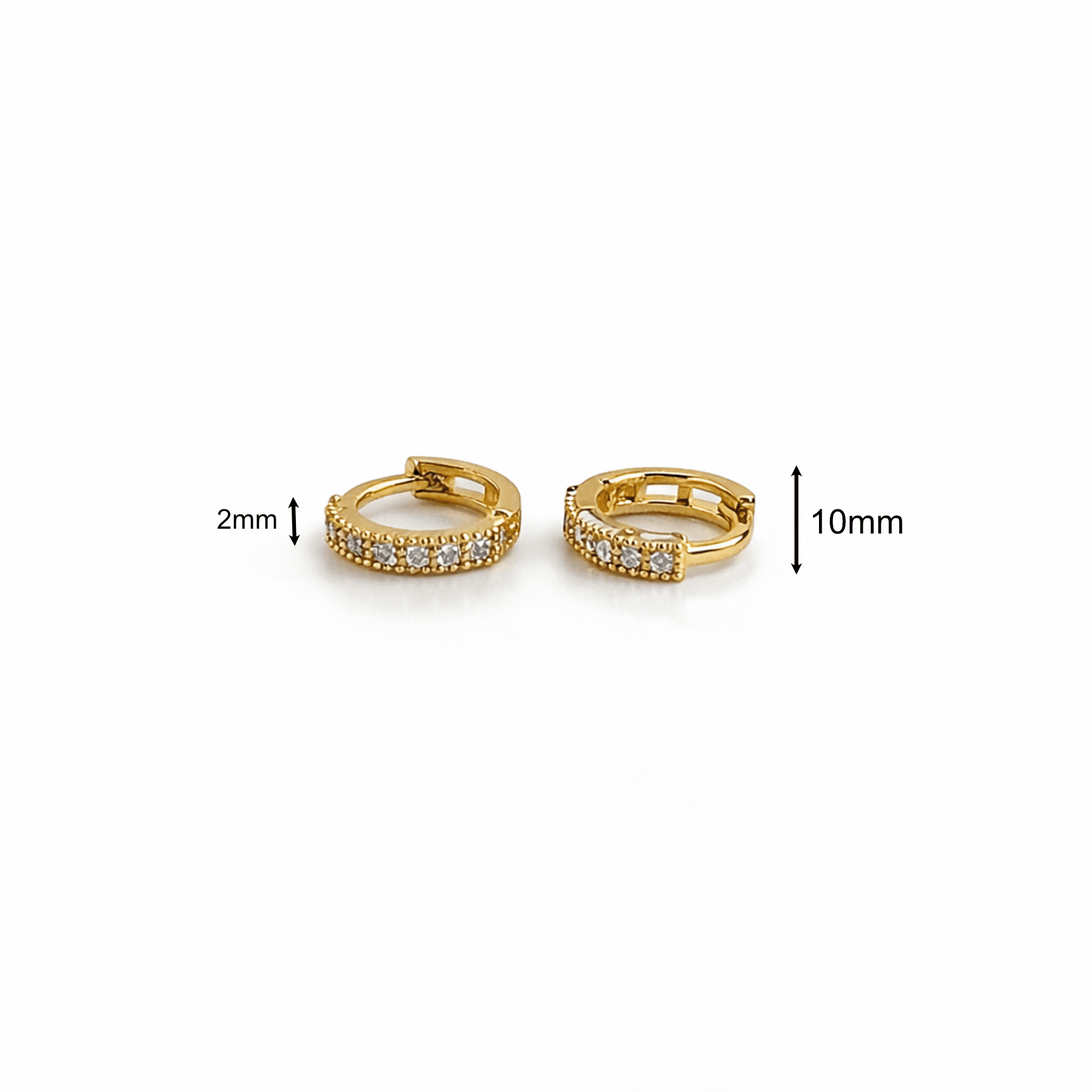 Elegant Gold-Finish Artificial Earrings Combo – 4 Pairs