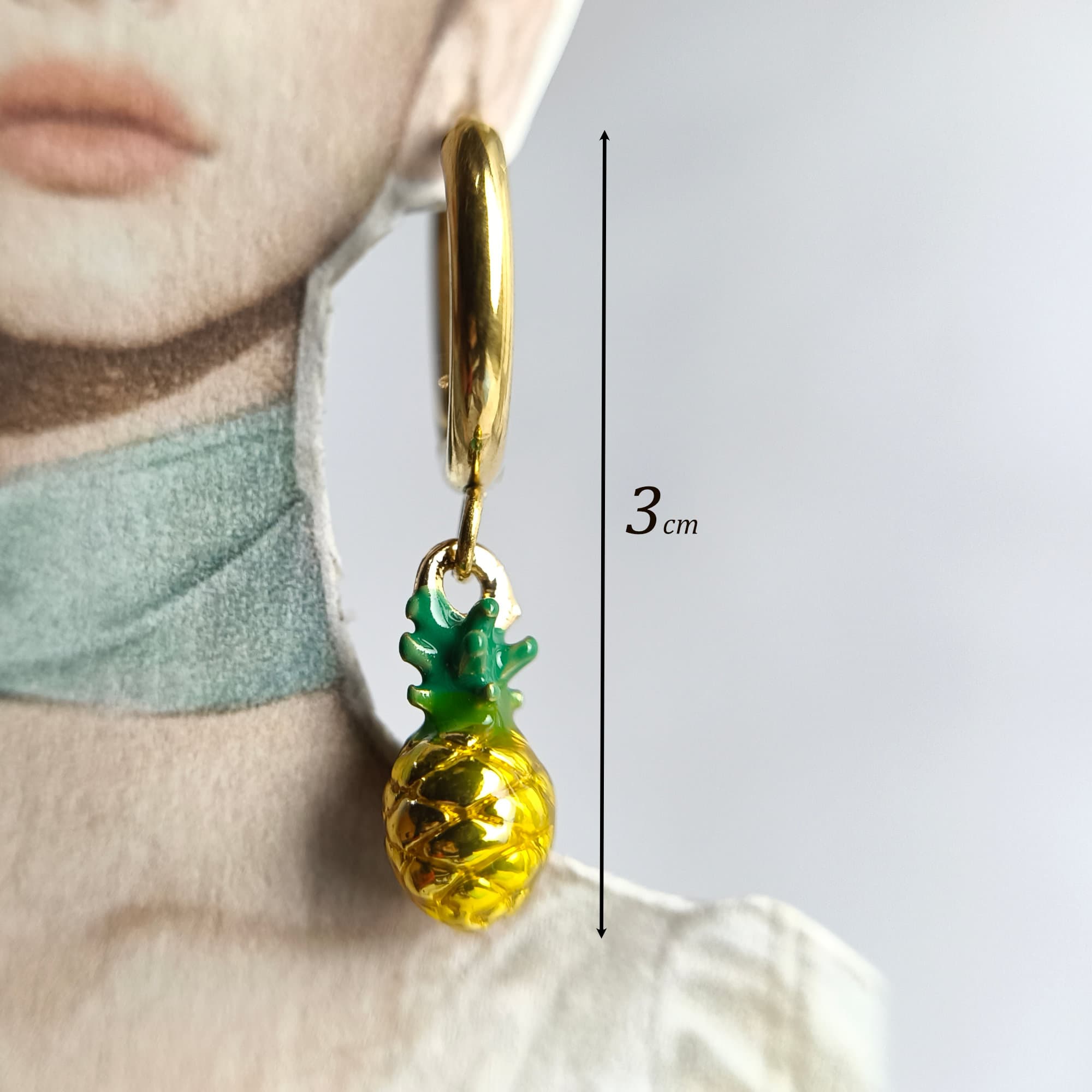 Anti Tarnish Gold Plated Mismatch Earrings for Women Hoop Dangle Trendy Earrings