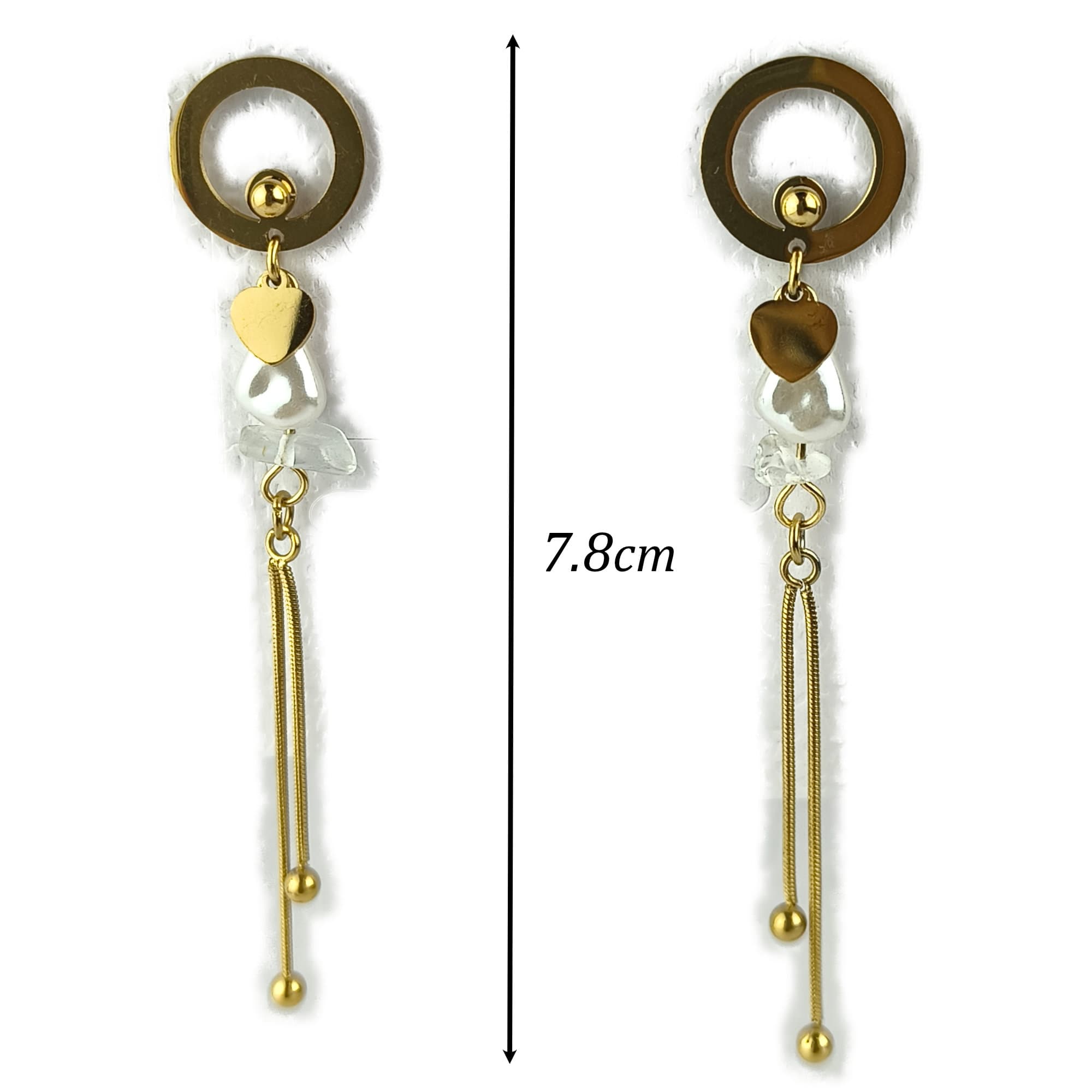 Gold Plated Water proof Hoop Earrings