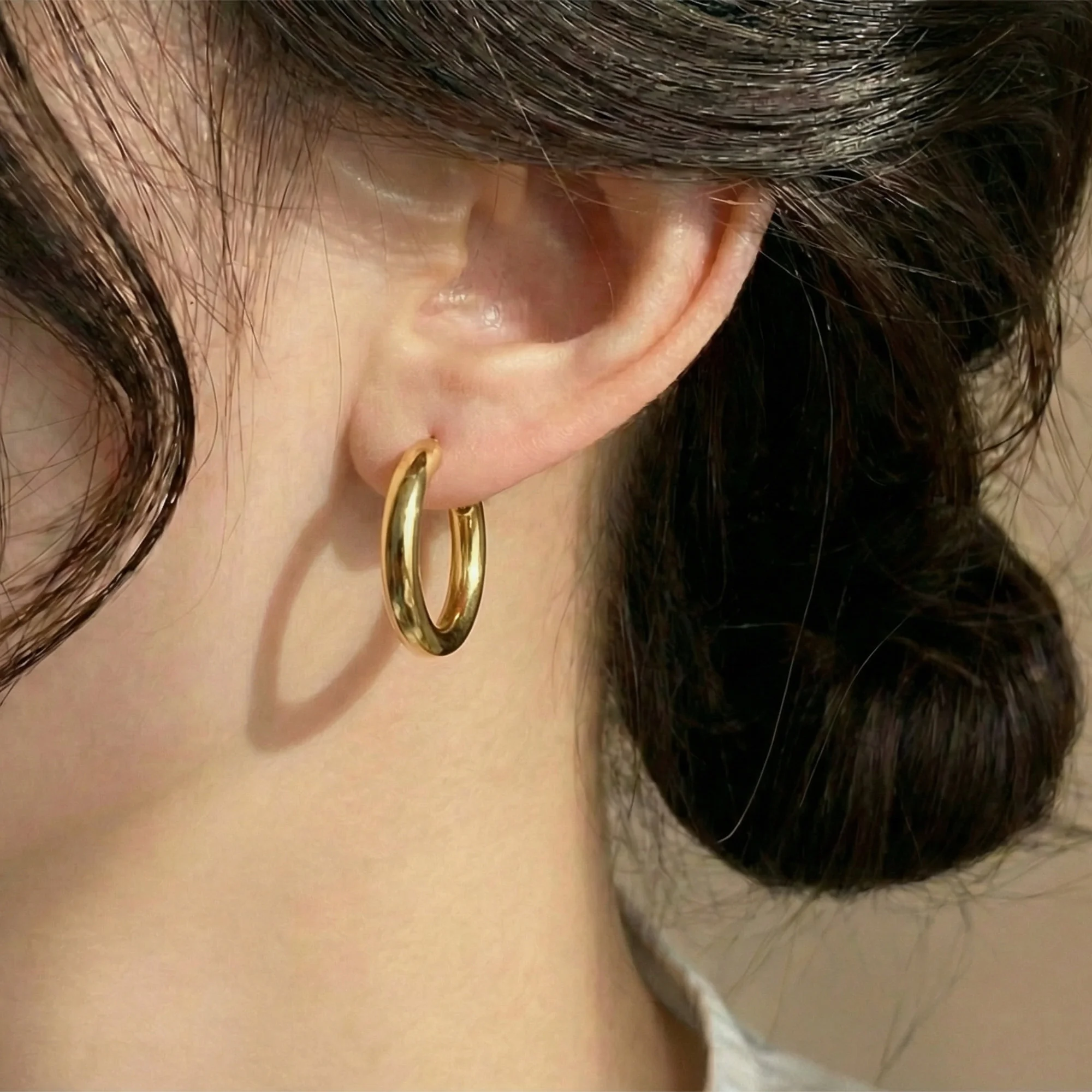 Gold Plated Hoop Earrings Combo Set for Women | Heart Drop, Pineapple Charm & Crystal Hoops