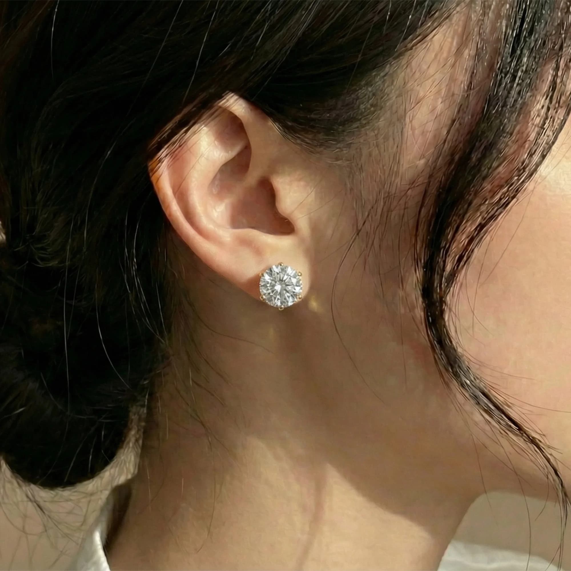 Gold Plated Green Stone Drop & Crystal Butterfly Stud Earrings Combo Set for Women